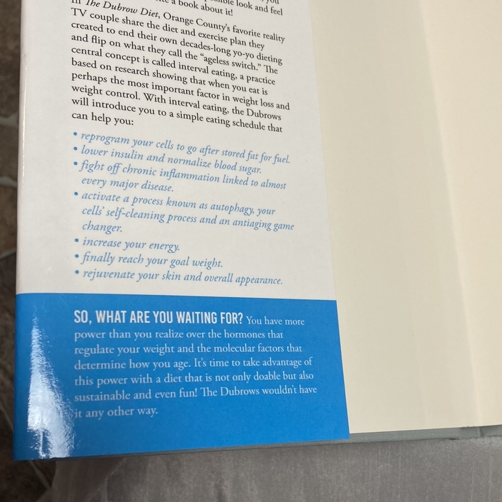 The Dubrow Diet Hardcover Book - Picture 4 of 4